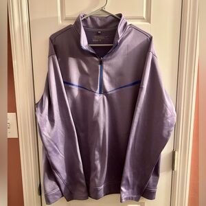 Vintage Nike Golf Tour Performance Dri-FIT 1/4 Zip Pullover Men's Purple & Blue